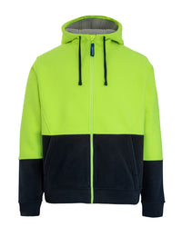 Taylor Hoodie in Fluoro Yellow & Navy