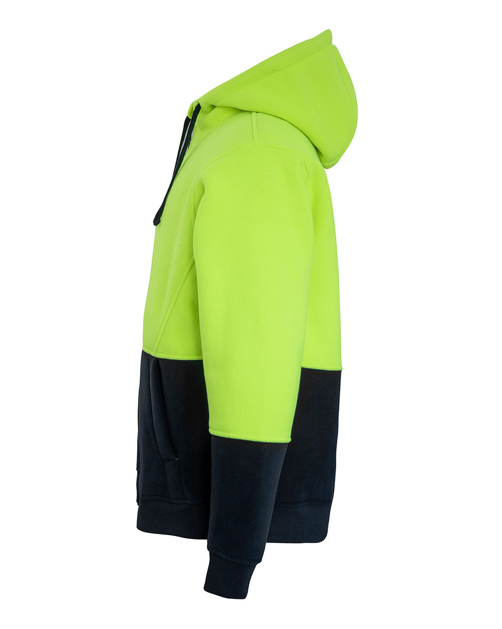 Taylor Hoodie in Fluoro Yellow & Navy