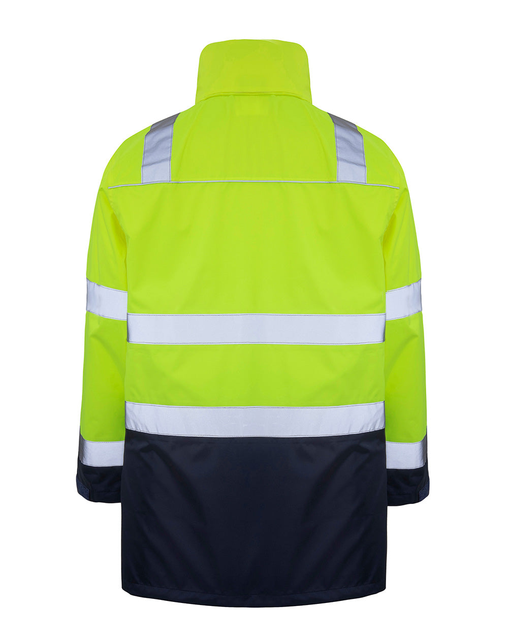 Ultimate Jacket in Fluoro Yellow & Navy