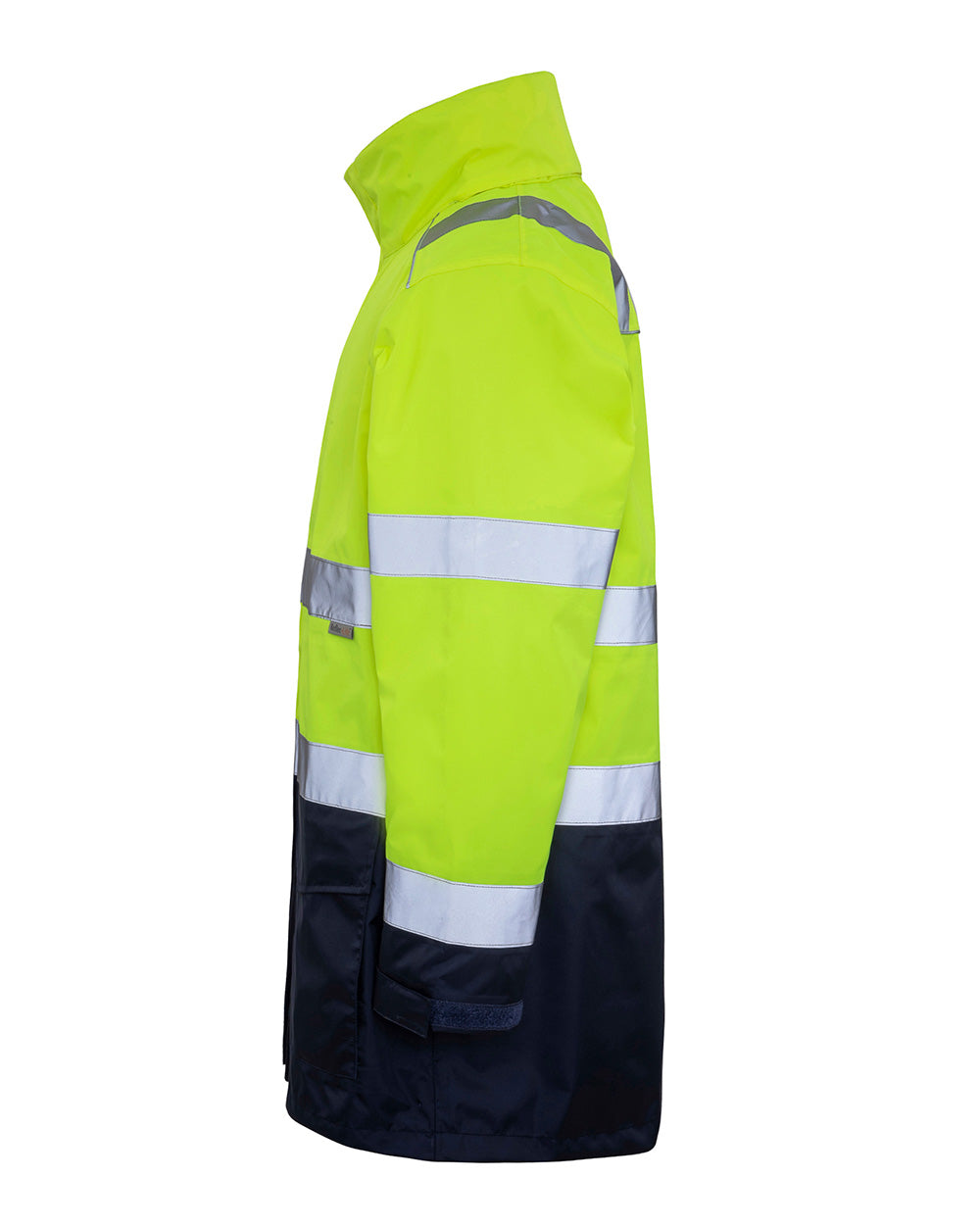 Ultimate Jacket in Fluoro Yellow & Navy