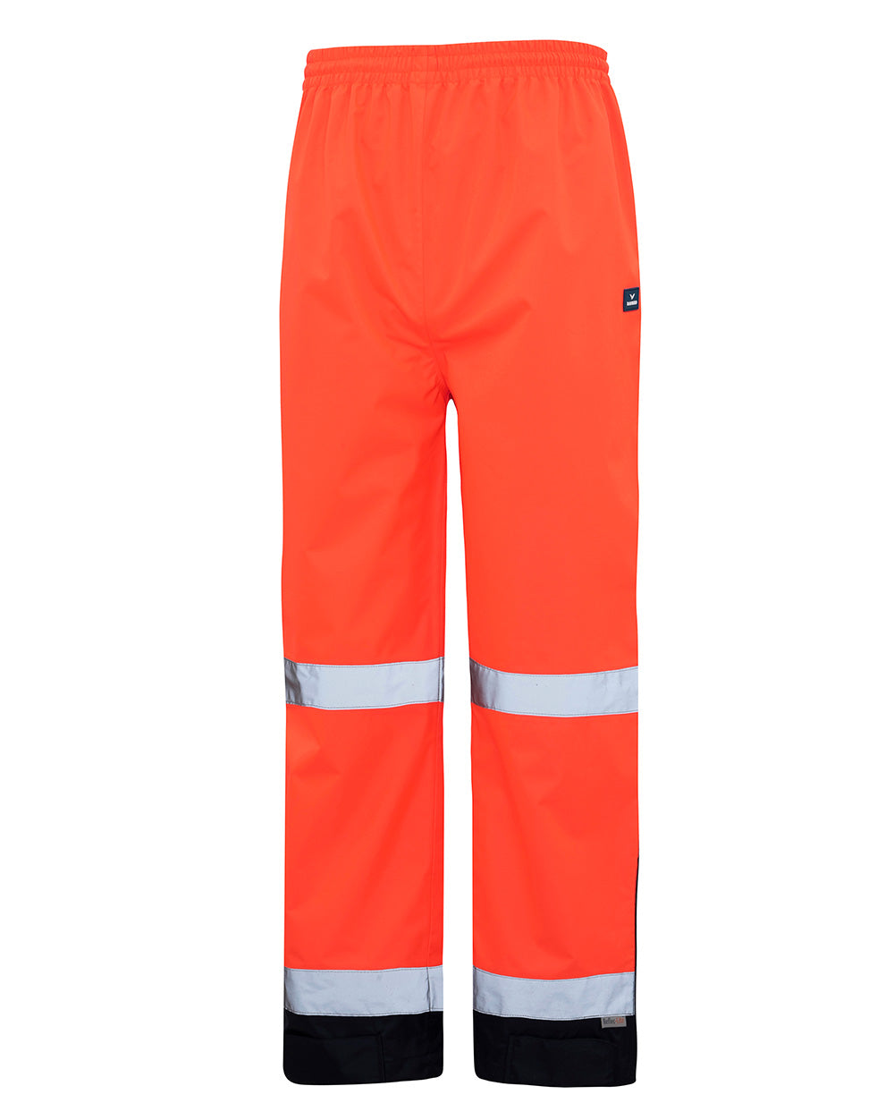 Utility Pant in Fluoro Orange & Navy