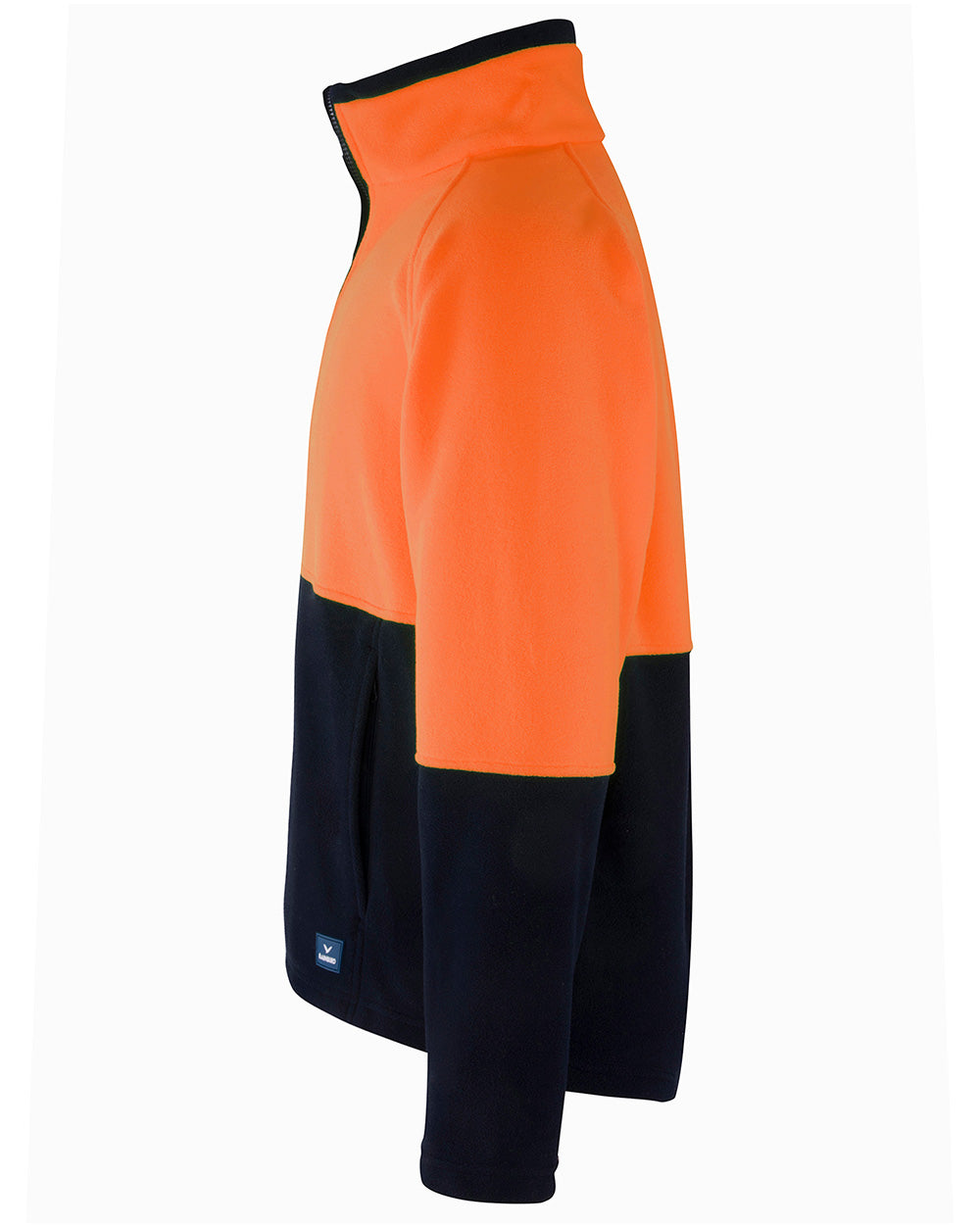 Woruga Pullover in Fluoro Orange & Navy